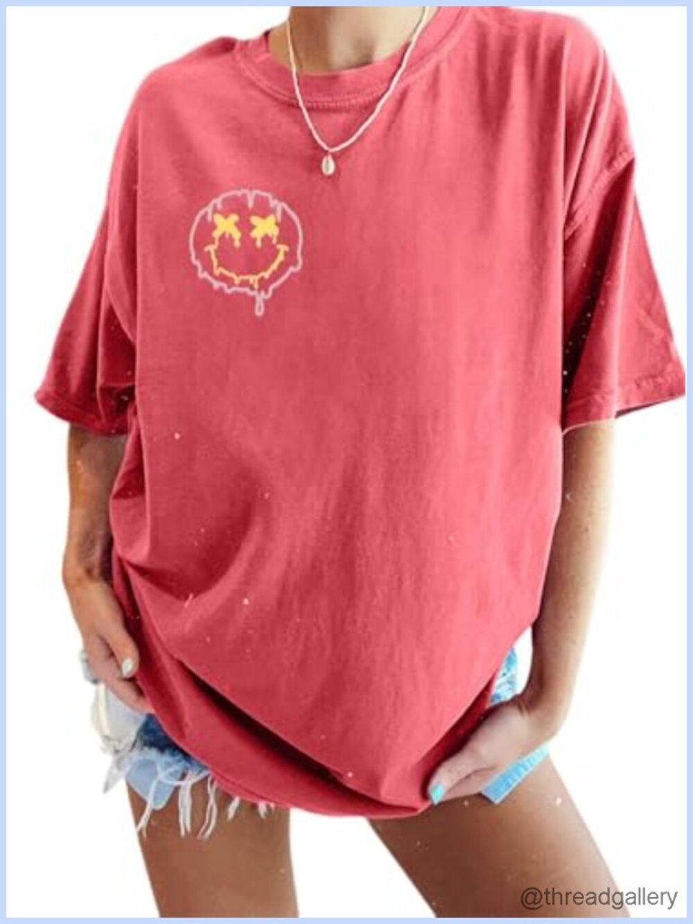 Oversized Graphic T-Shirt Loose Fit Short Sleeve Casual Tee